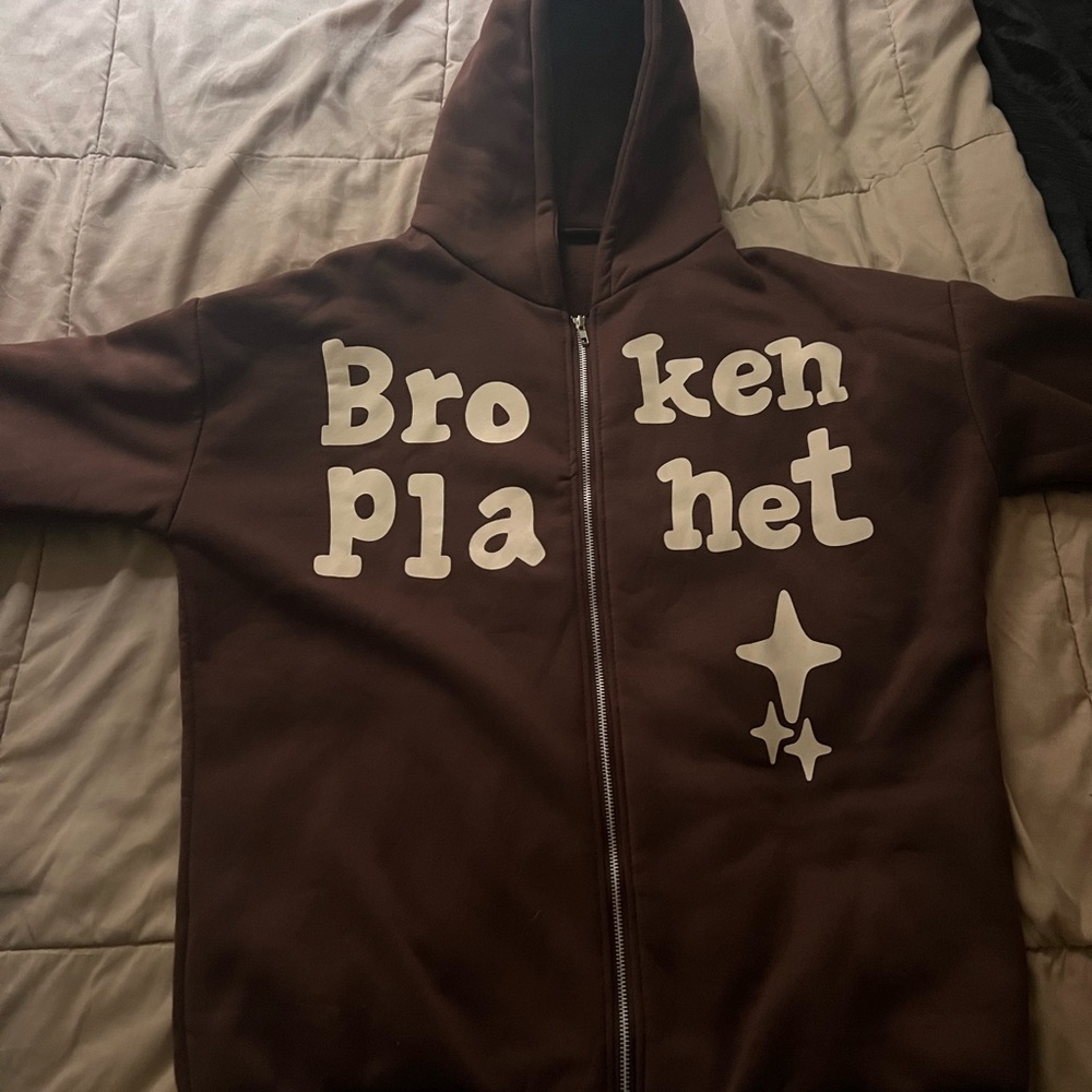 Brown Zip Up